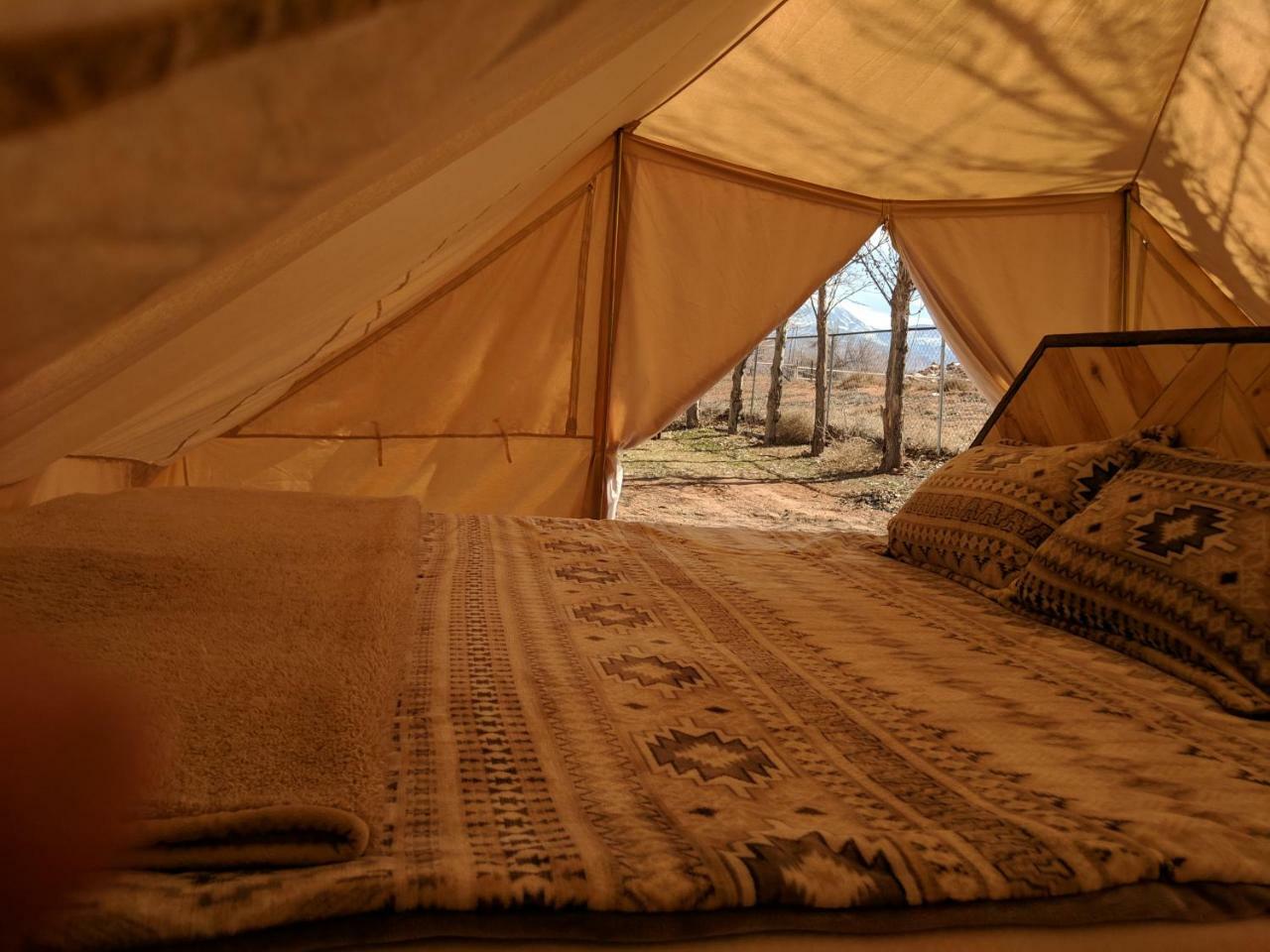 Funstays Glamping Setup Tent In Rv Park #6 Ok-T6 Moab Exterior foto